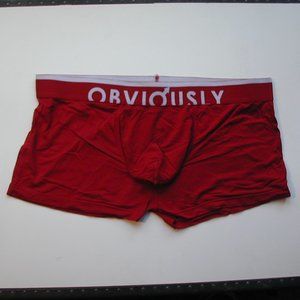OBVIOUSLY SHORT TRUNKS - RED (Sz:XL)